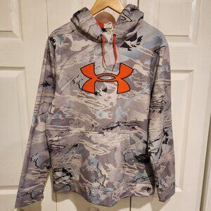 Men's Under Armour Sweatshirt - Large - Grey Camo